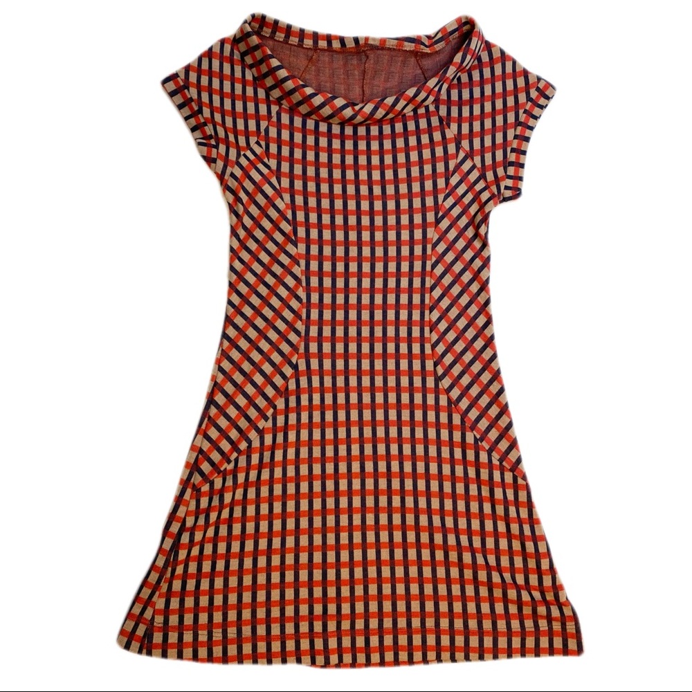 Retro Check Mini Dress